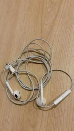 Lightning接続 イヤフォン ホワイト