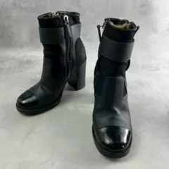 CHANEL ブーツ　ブラック　38 25cm相当のサムネイル
