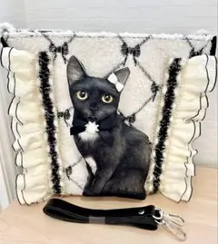コヤンイサムチョン 黒猫 ショルダーバッグ