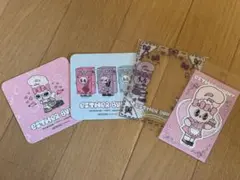 エスターバニー コラボカフェ コースター クリアカード ダイカットステッカー