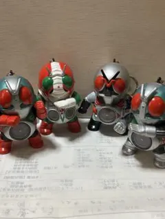 仮面ライダー キーホルダー型フィギュア 4体セット
