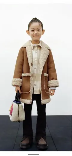 最終価格☆新品未使用☆ZARAキッズボアコート☆