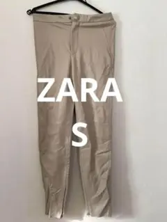 ZARA ストレッチ ハイライズ レギンス タイツ パンツ ベージュ タグ付