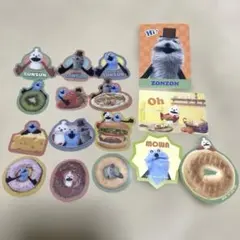 パペットスンスン　ステッカー、カードセット