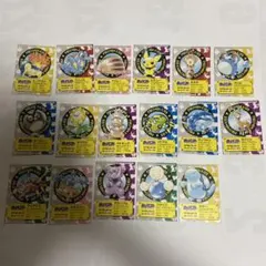 ぺ*り様 ポケモンキッズカード　金銀17枚セット