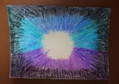 クレヨン画