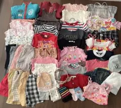 まとめ売り　女の子　80〜90センチ　春夏秋冬50点