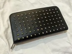 【正規品】SAINT LAURENT スタッズ ラウンドファスナー長財布のサムネイル