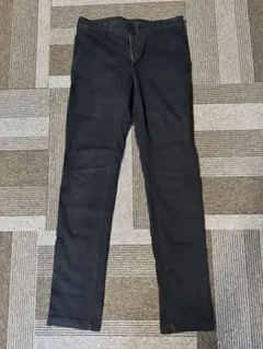 UNIQLO メンズ　防風スリムフィットチノ　ブラック 73cm