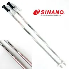 SINANO Moon US スキーストック 117cm 片方若干曲がりあり