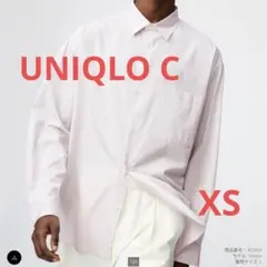 UNIQLOC 　ブロードオーバーサイズシャツ　ストライプ　ライトパープル　XS