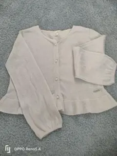 après les cours ライトグレー ニットカーディガン