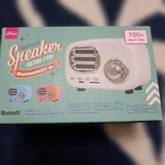 人気レア　レトロ　ブルートゥーススピーカー　ピンクのサムネイル