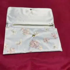 Maison de FLEUR 花柄ポーチ 水色のサムネイル