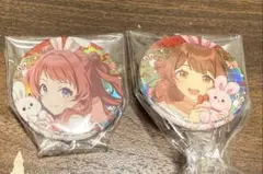 Gigo限定　学園アイドルマスター　オーロラ缶バッジ　花海咲季　佑芽