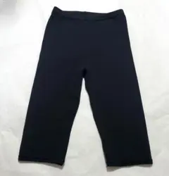 助野 五分丈 ブラック スパッツ 日本製