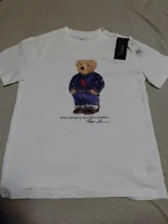 【新品タグ付】ポロ ラルフローレン ポロベア Tシャツ 140 ホワイト