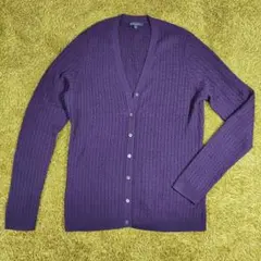 M*B様 【美品】ブルックスブラザーズ　ウール　カシミヤ　ケーブルニットカーディ