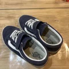 VANS ネイビー コーデュロイスニーカー　21センチ