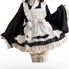 和風 ロリータ服 ブラックのサムネイル