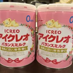 ICREO バランスミルク 800g 2缶セット