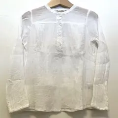 Bonpoint ボンポワン ホワイトコットンシャツ6y