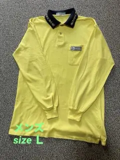 Munsingwear イエロー 長袖ポロシャツ　size Ｌ