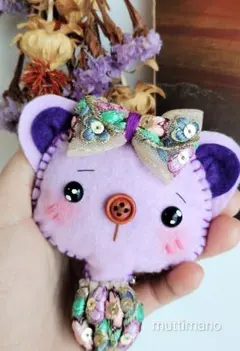 フェルト マスコット 癒しチャームのサムネイル