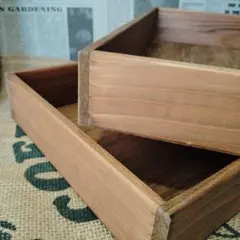 木箱　3個　アンティーク塗装