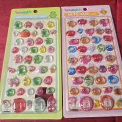 たまごっち3Dステッカーボンボン シール ●めめっち●くちぱっち　 2枚セット