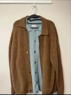 ※1枚のお値段です BEAMS アルパカ ニット ポロ カーディガン