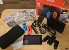 て*ん様 Nintendo Switch 本体 ネオンブルー/ネオンレッド