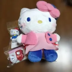 可愛いハローキティ　ぬいぐるみ　マスコット