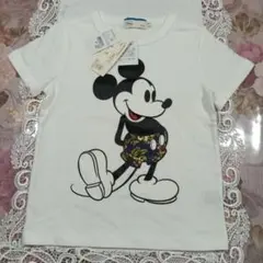 SALE♦ミッキーマウス Tシャツ 120　新品　タグ付