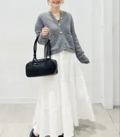 GU ティアードマキシスカート