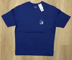 GLOBALWORKグローバルワーク リッチクリーンTシャツ ロイヤルブルー L