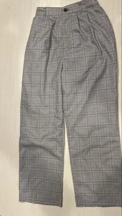 ハニーズ　チェックグレー　スラックス　L