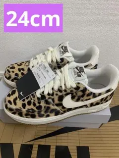 NIKE AIR FORCE 1 レオパード柄 スニーカー 24.5cm - メルカリ