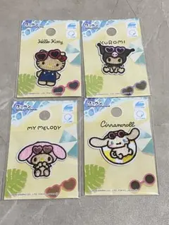 本日値下げ　サンリオ　日焼け　ワッペン　2点セット　新品未開封　Sanrio