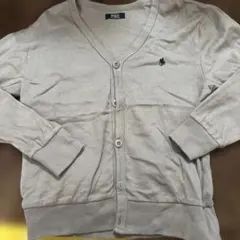 ポロ馬刺繍入りカーディガン