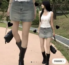 デニムタイトミニスカート