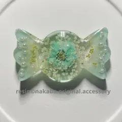 ha-14 ハンドメイド ヘアゴム ブローチ ポニフ キーホルダー