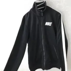 NIKE ナイキ ビッグロゴ トラックジャケット ジャージ 黒白 美品 L