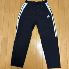 美品　adidas ストライプ ロングパンツ 160サイズ