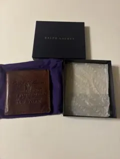 Ralph Lauren 二つ折り財布 ヘリテージレザー 本革 最高級のサムネイル