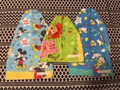 ディズニーおりこうタオル 二重ループエプロン5枚セット ネームタグ付