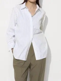 UNIQLO　コットンシャツ ストライプ