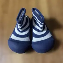 ベビーシューズ 靴下型 ネイビー