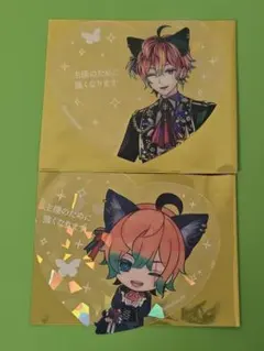 悪魔執事 あくねこ ナンジャタウン キラキラハート型クリアシート テディ