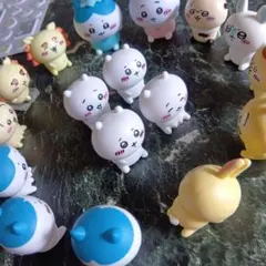 【ちいかわ】キャラクターグッズ ミニフィギュア ぷっくりシール3 18点セット